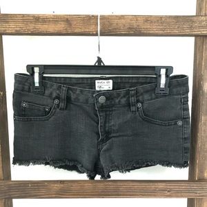 RVCA black shorts. Size 26.
